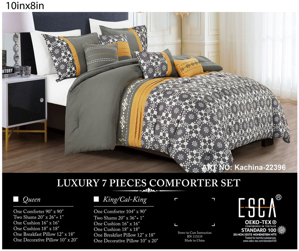 Kachina 7 Pieces Comforter Set – Complete Bedding Ensemble