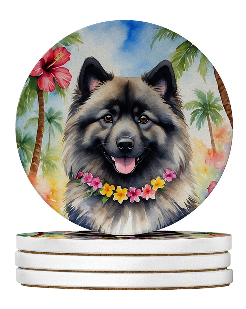 Artisan-Decor Coaster Set with Non-Slip Backing – Pack of 4, Gift Ready