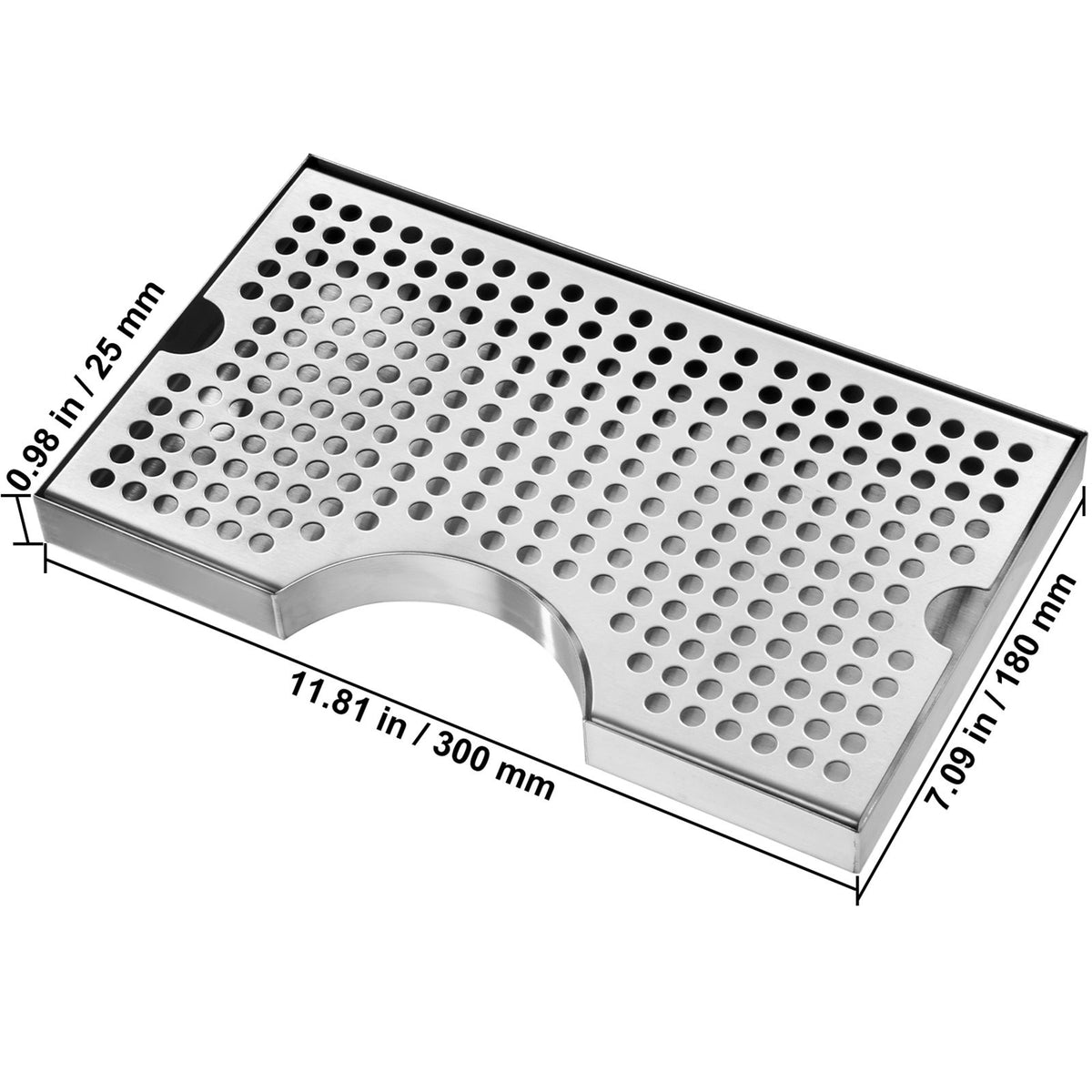 Kegerator Drip Tray With Removable Cover