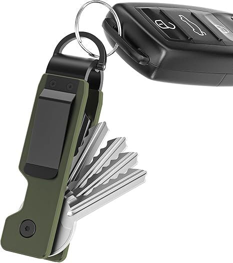 Compact Metal Key Organizer – Smart Keychain for 1-5 Keys