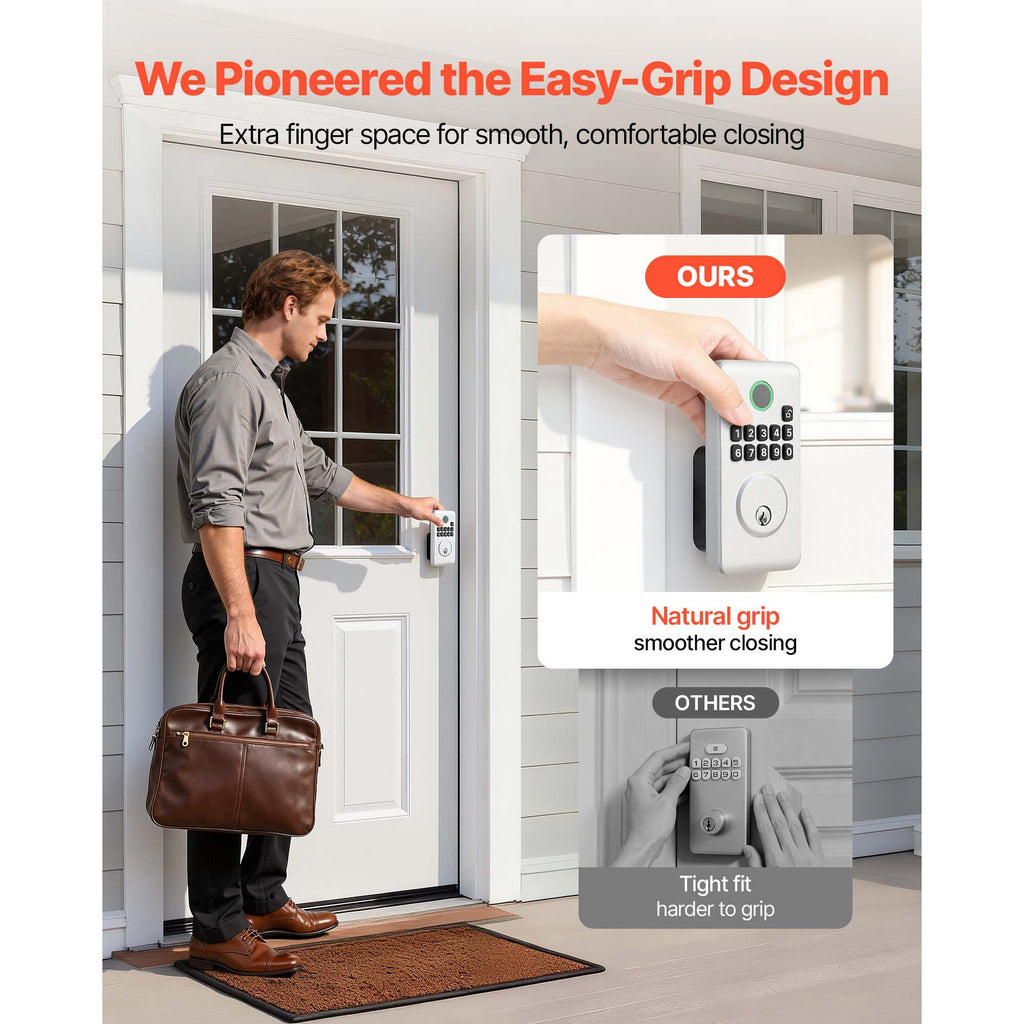 Keyless Electronic Deadbolt with Custom User Codes