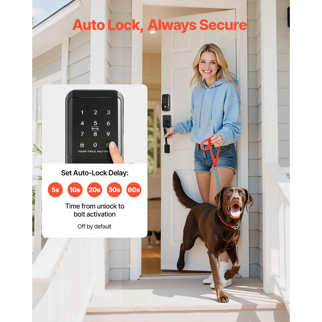 Keyless Door Handle Set with Flexible Access