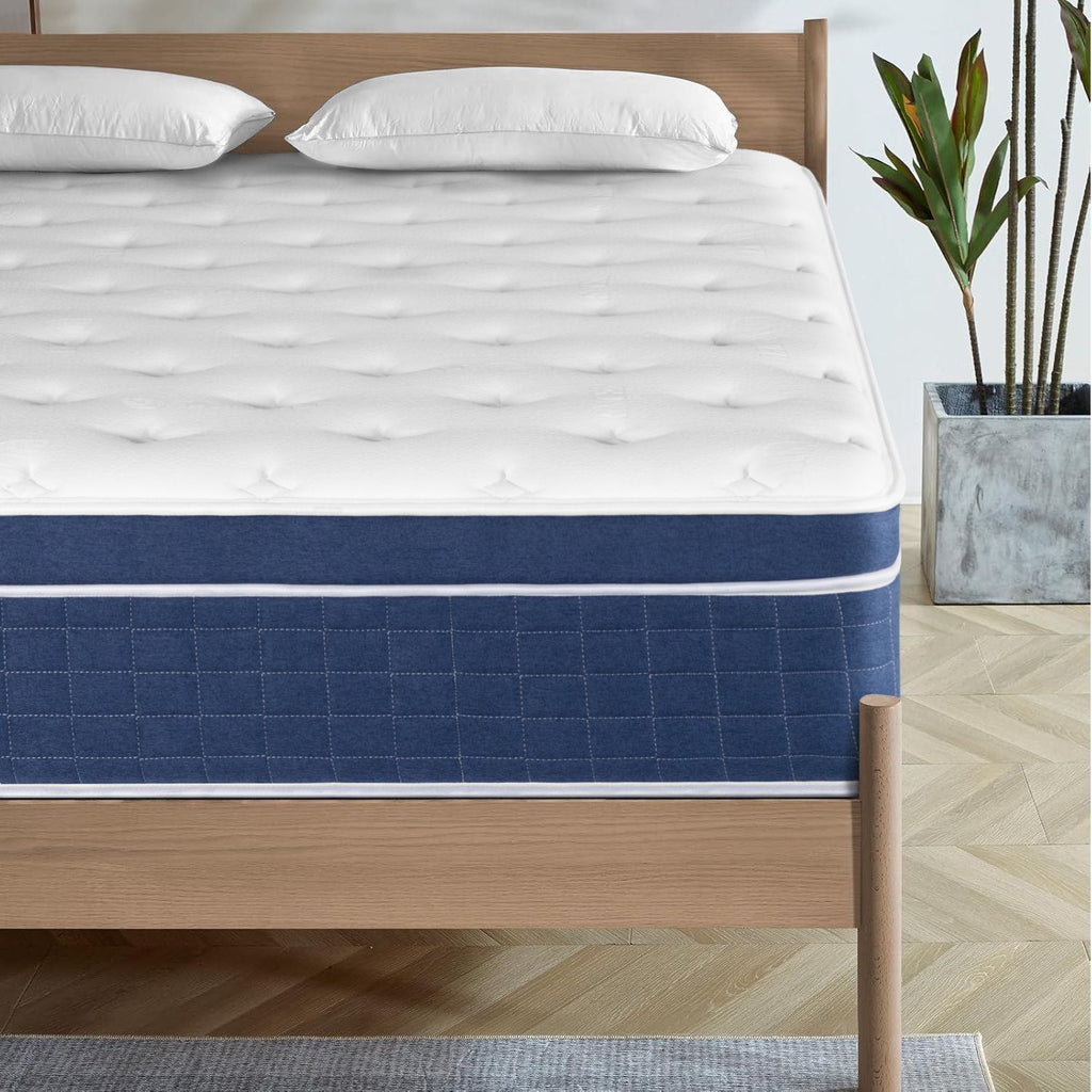 King Size Memory Foam Hybrid Mattress 14 Medium Firm with Pocketed Springs and Edge Support