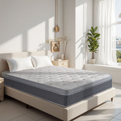 King Size Hybrid Mattress: Memory Foam & Pocketed Coils for Restful Sleep