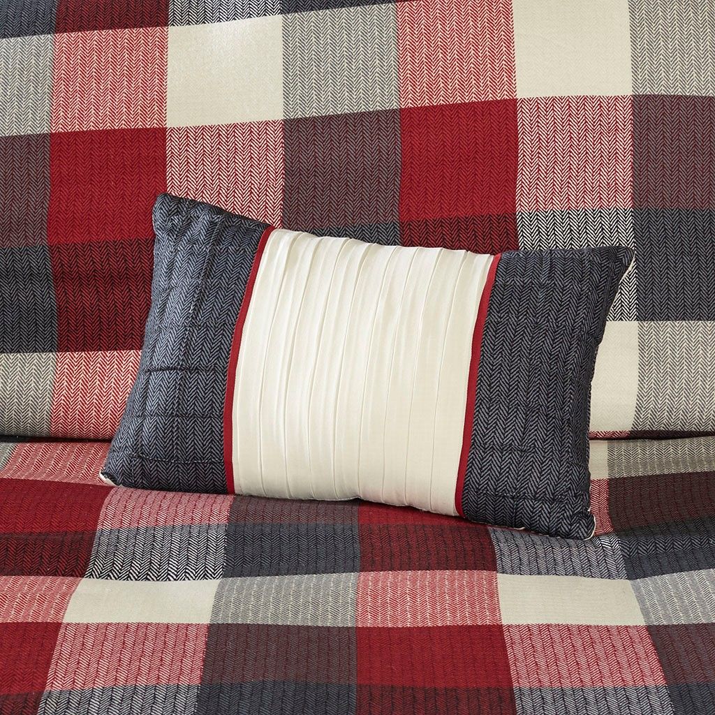 Cabin-Inspired Buffalo Plaid Duvet Cover Set