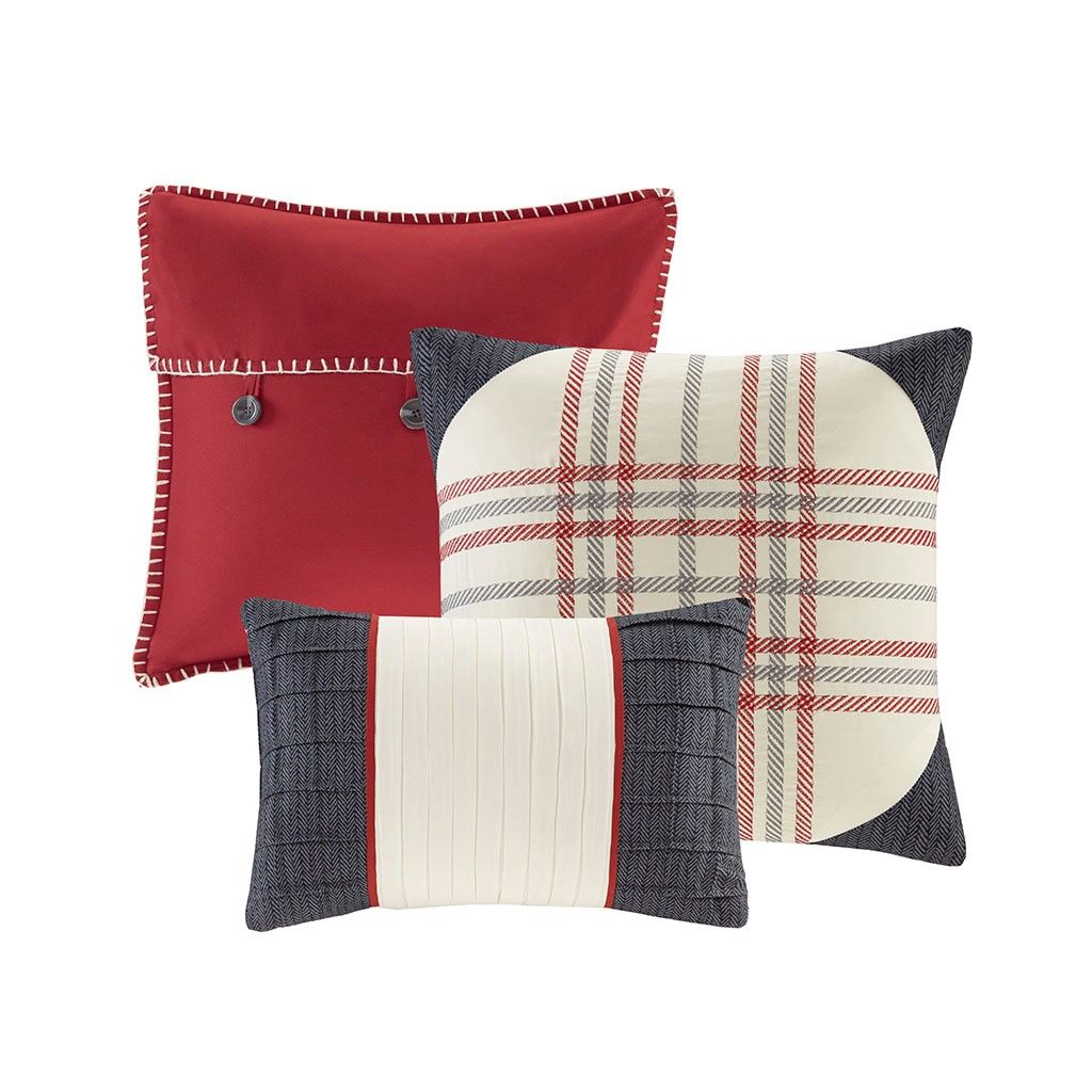 Cabin-Inspired Buffalo Plaid Duvet Cover Set