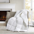 King/Cal King Dobby Cotton Down Alternative Comforter – Warm, Breathable, Oeko-Tex