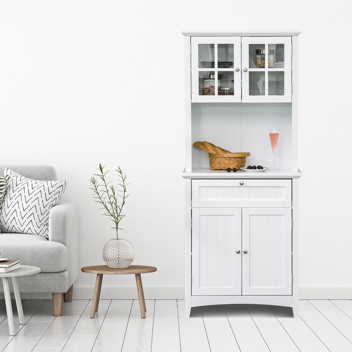 Elegant Storage Cabinet with Ample Space for Your Kitchen