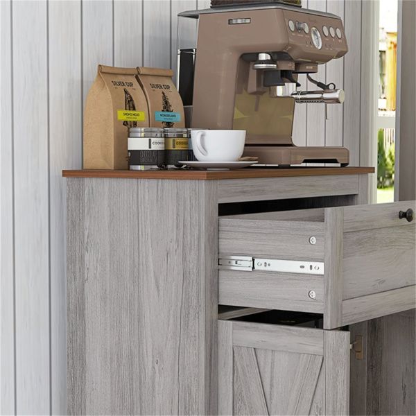 Kitchen Storage Cabinet with Drawer and Adjustable Shelf
