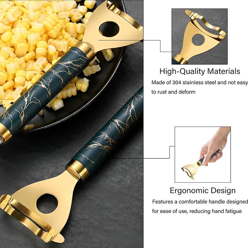 2-Pack Corn Peeler – Efficient and Comfortable for Home or Commercial Use