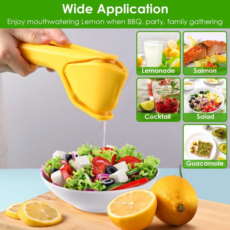 Fold-Flat Manual Citrus Squeezer with Seed Filter