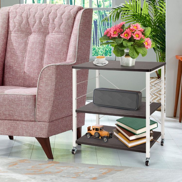 Three-Tier Kitchen Baker's Rack with Utility Hooks