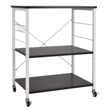 Three-Tier Kitchen Baker's Rack with Utility Hooks