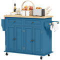 Maximize Kitchen Space with a Rolling Island Cart - Drawers, Cabinets & Spice Rack