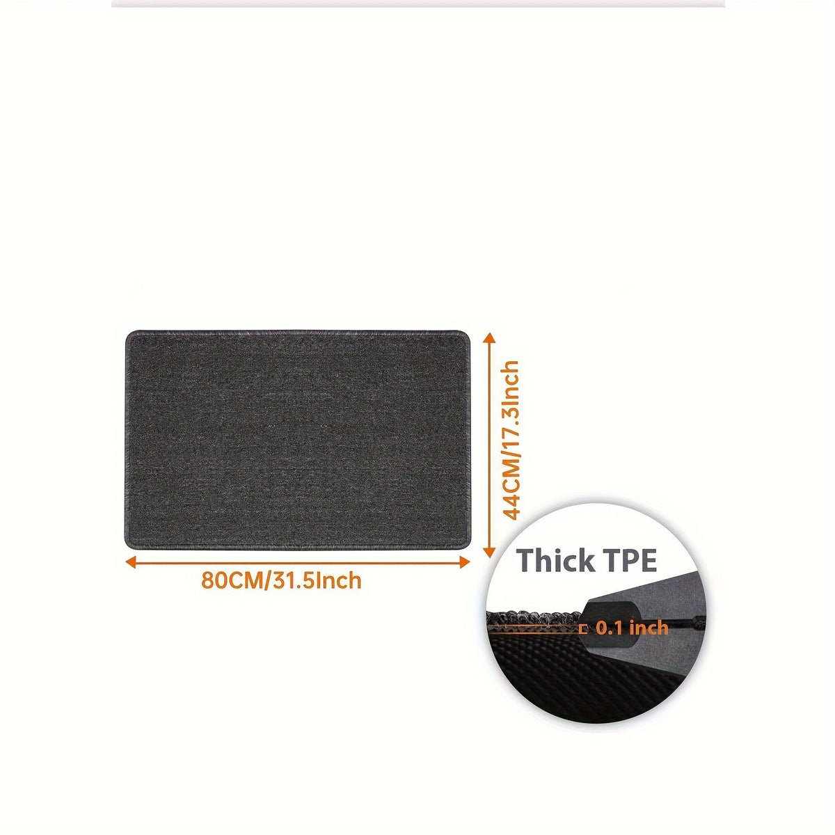 Non-Slip Kitchen Mats with Natural Rubber Backing - Easy Clean & Absorbent