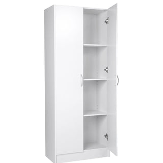 Tall Kitchen Pantry Cabinet with Adjustable Shelves and Soft-Close Doors