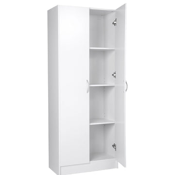 Tall Kitchen Pantry Cabinet with Adjustable Shelves and Soft-Close Doors