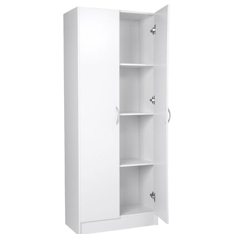 Tall Kitchen Pantry Cabinet with Adjustable Shelves and Soft-Close Doors