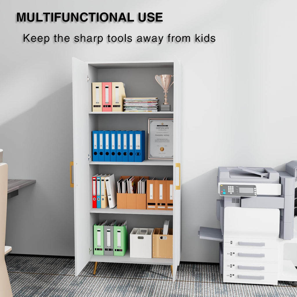 Versatile Kitchen Pantry Cabinet with Spacious Storage