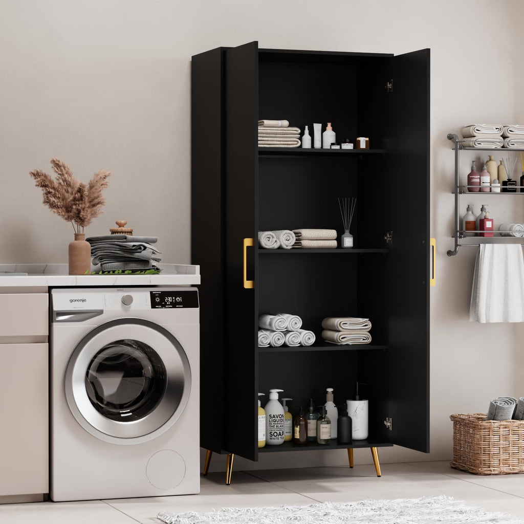 Versatile Kitchen Pantry Cabinet with Spacious Storage