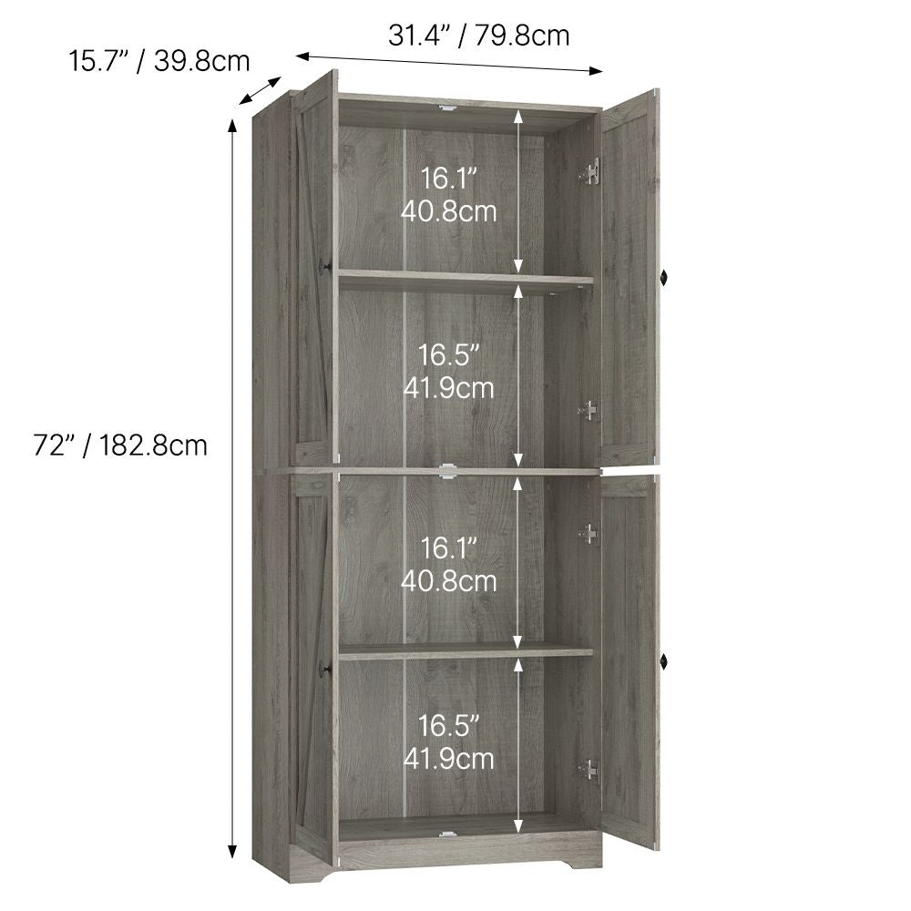 Versatile Kitchen Pantry Storage Cabinet – Big Storage Space