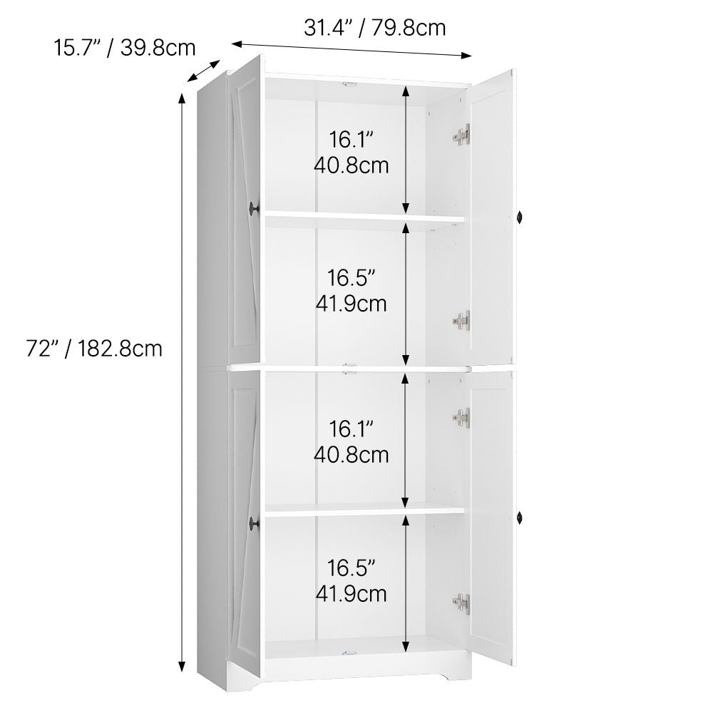 Versatile Kitchen Pantry Storage Cabinet – Big Storage Space