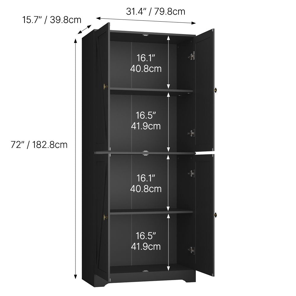 Versatile Kitchen Pantry Storage Cabinet – Big Storage Space