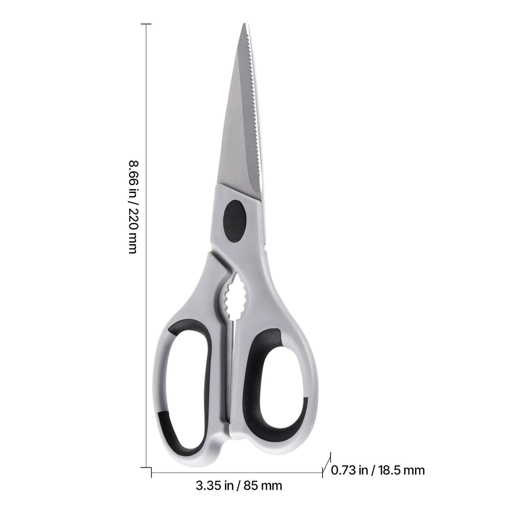 Two-Piece Kitchen Shear Set with Protective Sheaths