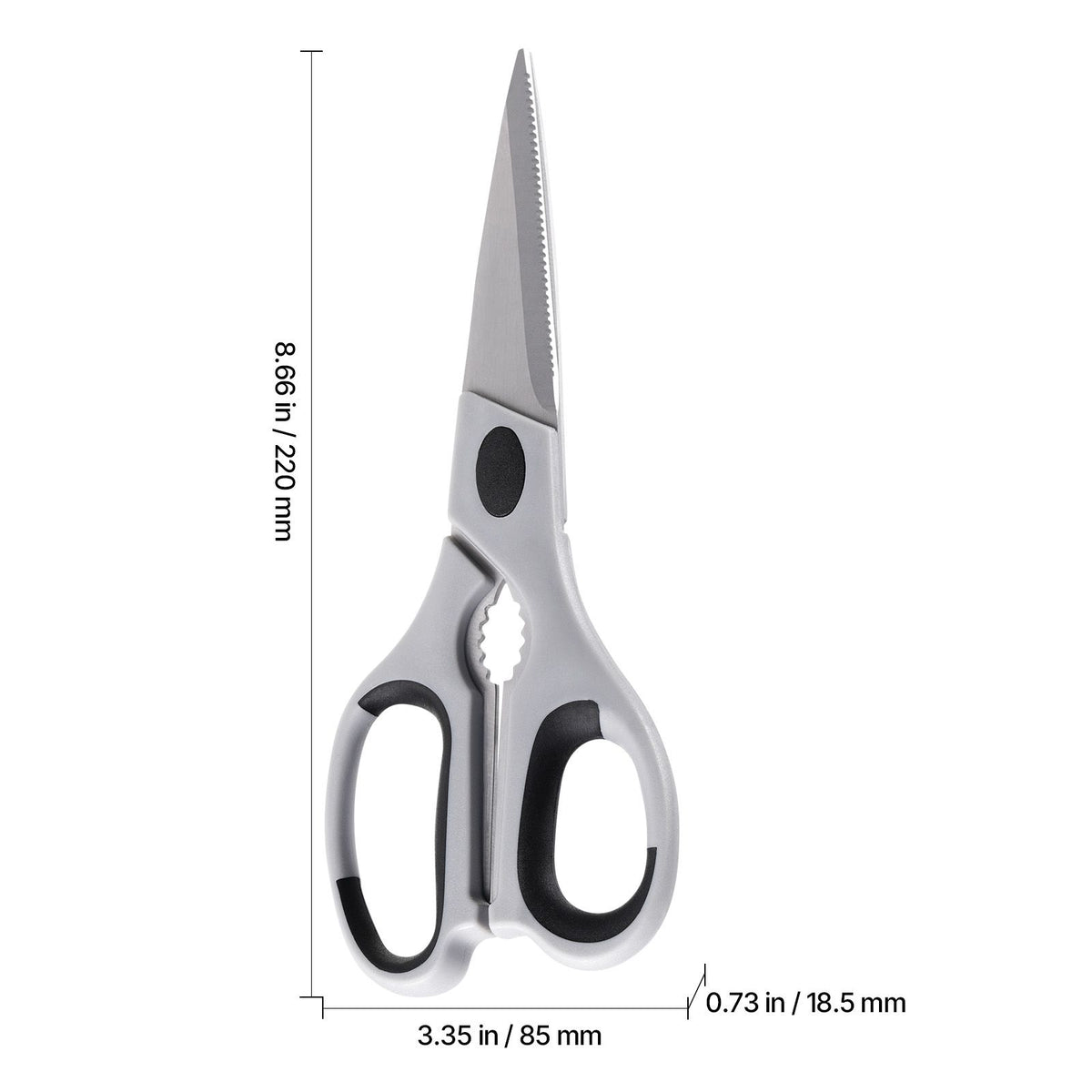 Two-Piece Kitchen Shear Set with Protective Sheaths
