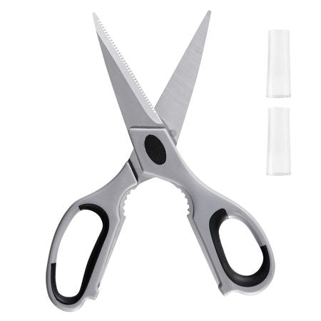 Two-Piece Kitchen Shear Set with Protective Sheaths
