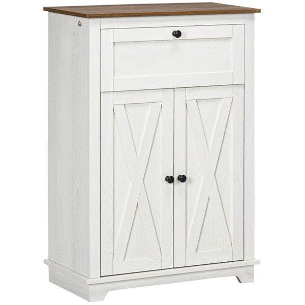 Kitchen Sideboard with Storage Drawer and Coffee Bar Functionality