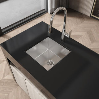 Modern Undermount Single-Bowl Workstation Sink