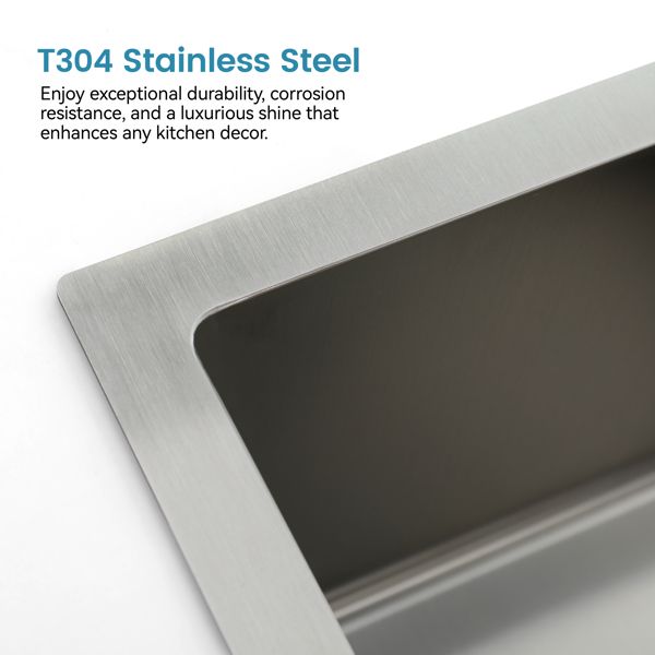 Dark Gray Overmount Single-Bowl Kitchen Sink