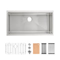 Multifunction Undermount Kitchen Workstation Sink