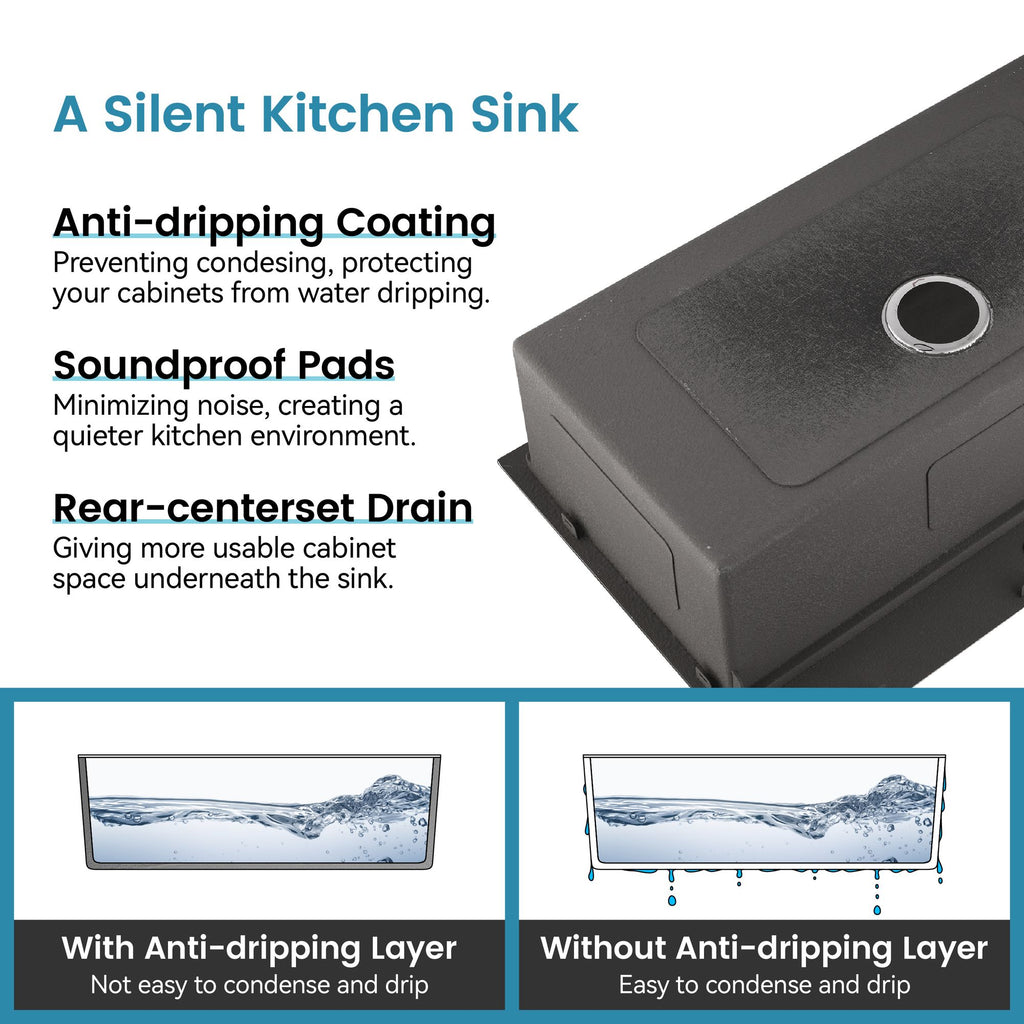 Multifunction Undermount Kitchen Workstation Sink