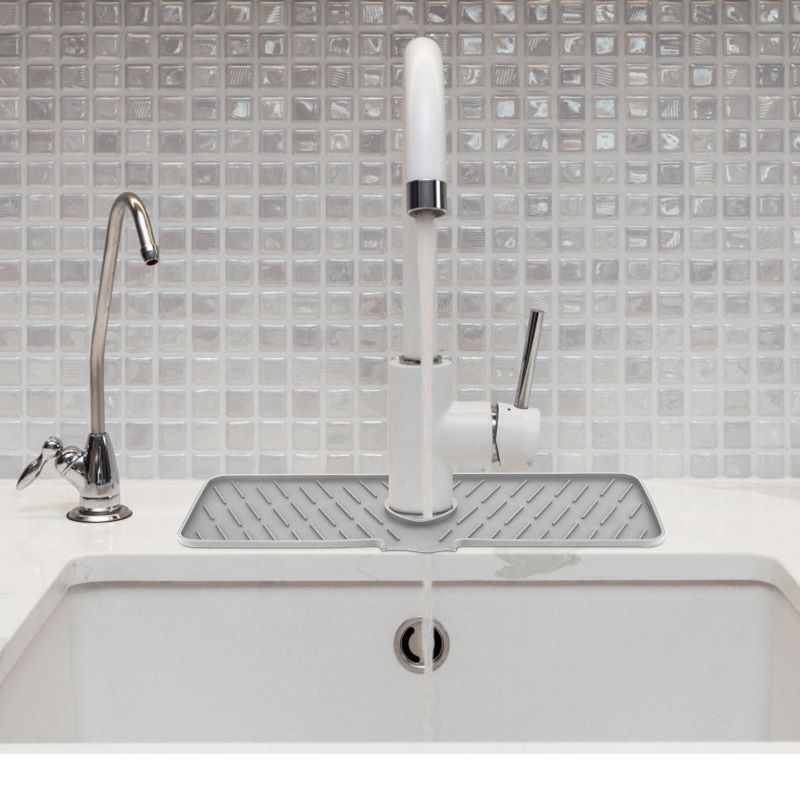 Faucet Splash Guard and Drain Mat
