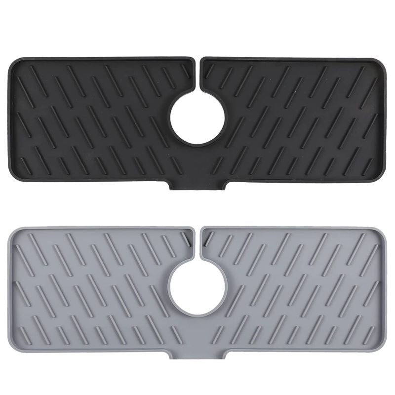 Faucet Splash Guard and Drain Mat