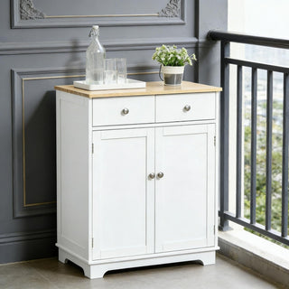 Kitchen Sideboard with Drawers and Adjustable Shelves