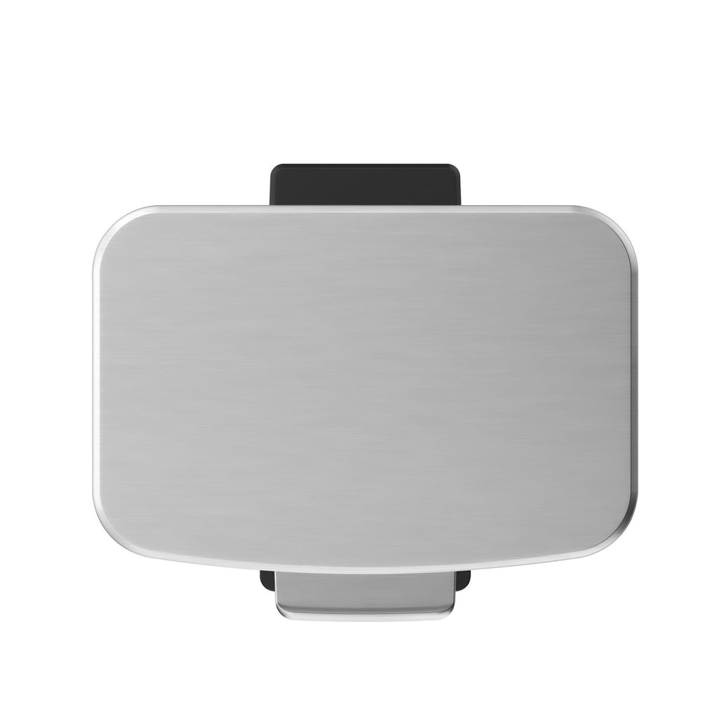 Slim Kitchen Step Trash Can with Soft-Close Lid and Stay-Open Function