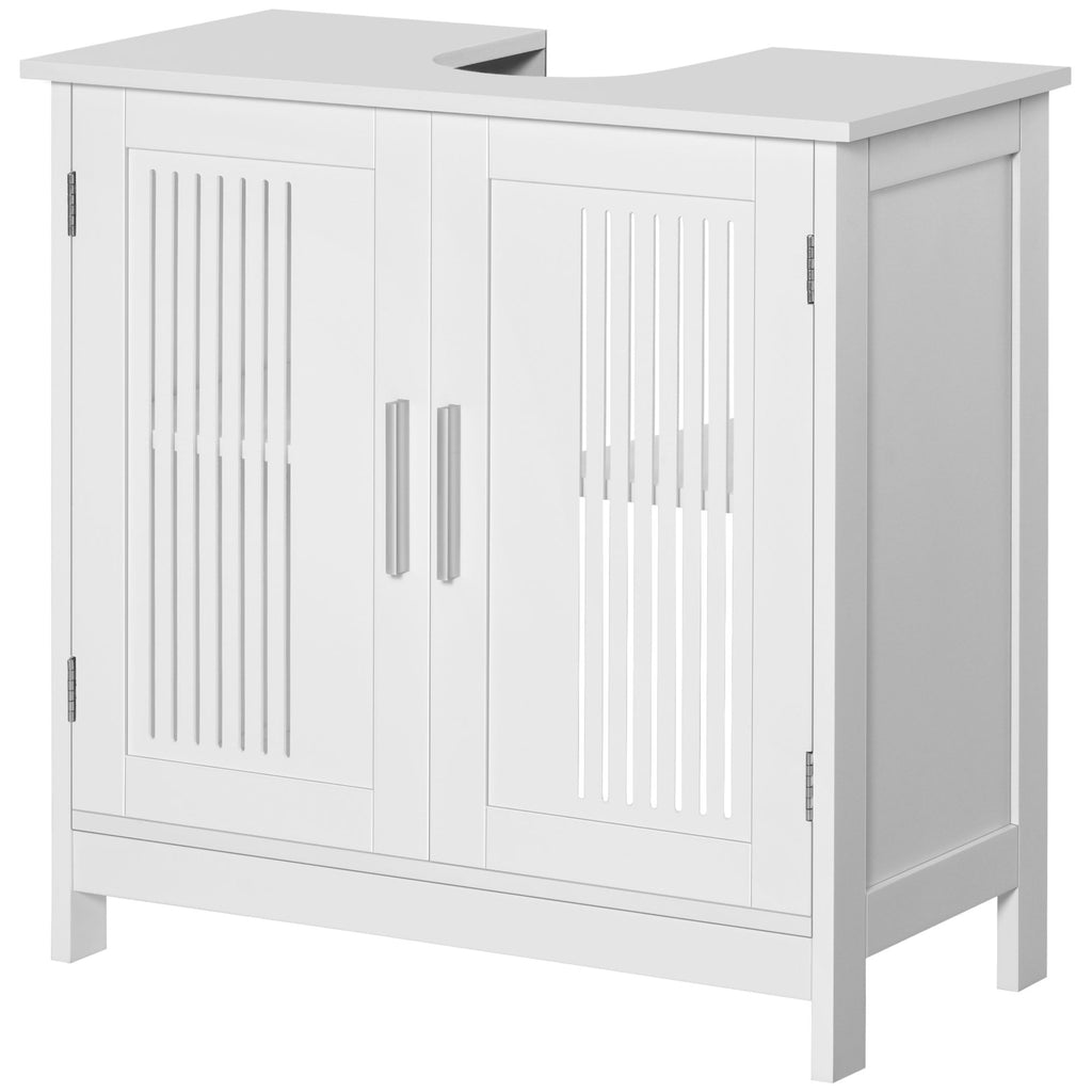 Modern Under Sink Cabinet with Adjustable Shelves for Bathroom Storage