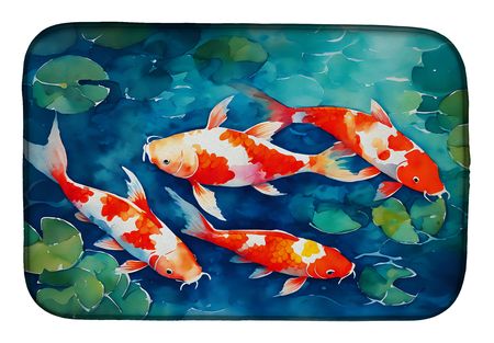 Koi Fish Absorbent Dish-Drying Mat