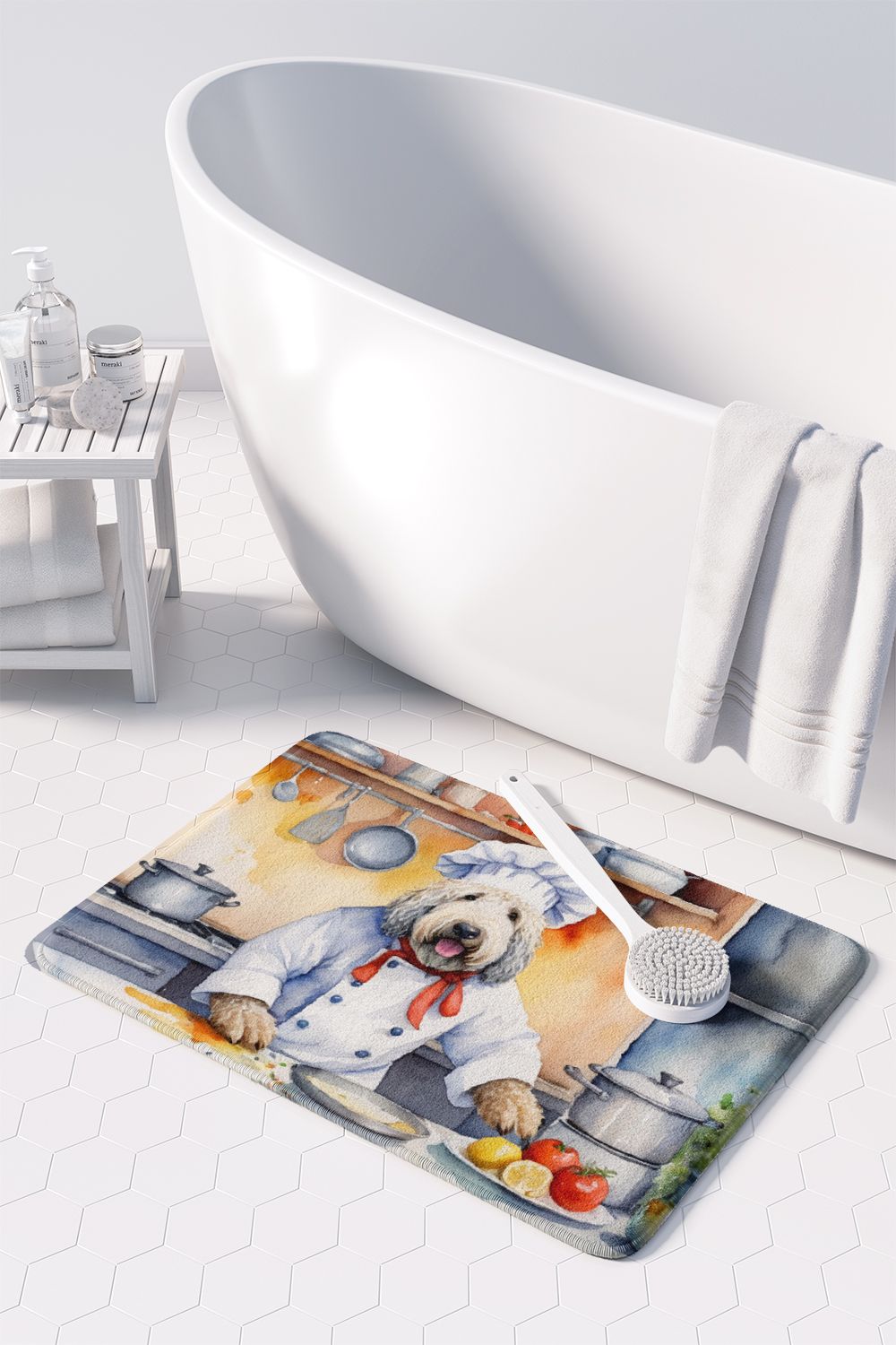 Komondor the Chef Memory Foam Kitchen Mat