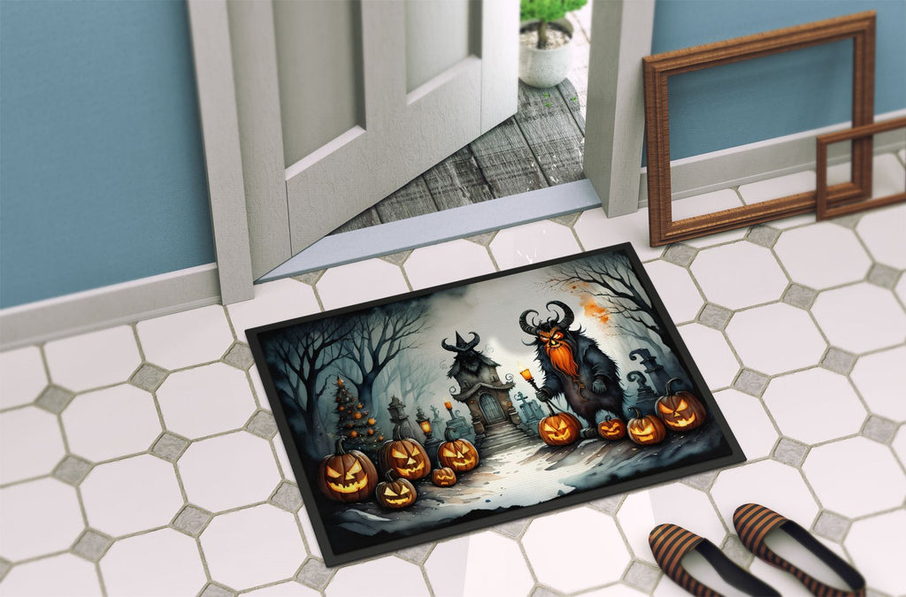 Krampus Christmas Demon Halloween Doormat