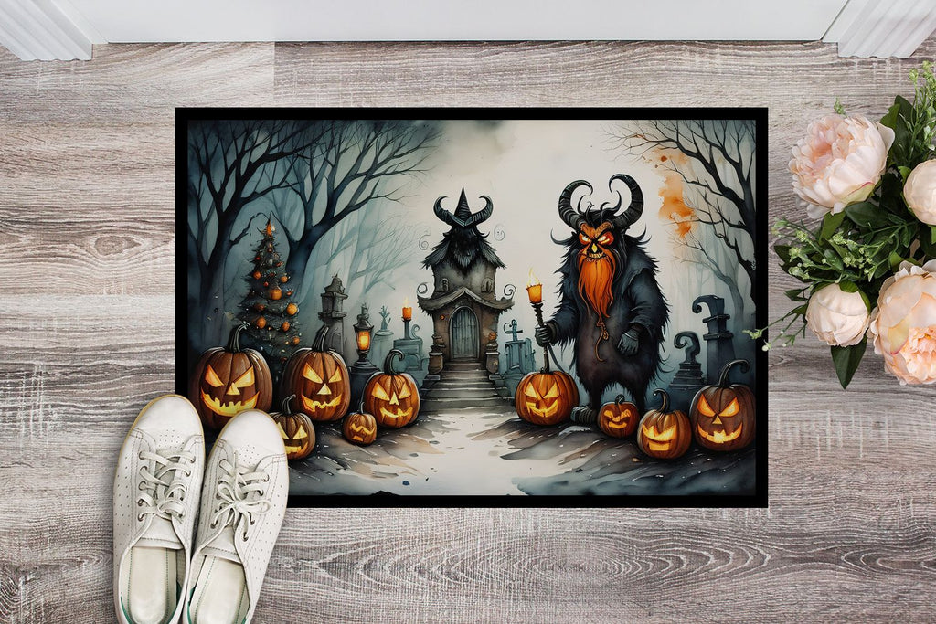 Krampus Christmas Demon Halloween Doormat