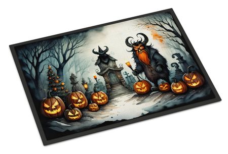 Krampus Christmas Demon Halloween Doormat