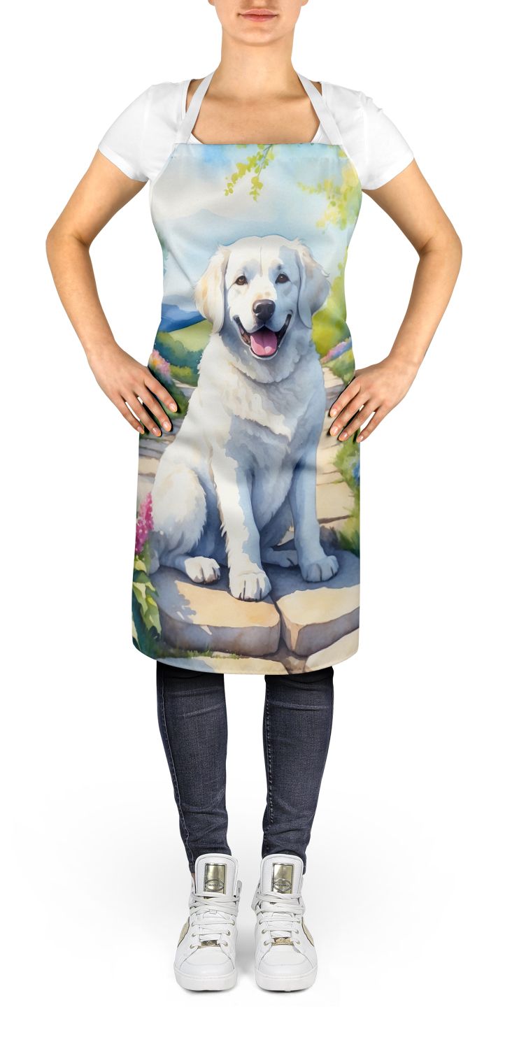 Kuvasz Spring Path Art Apron