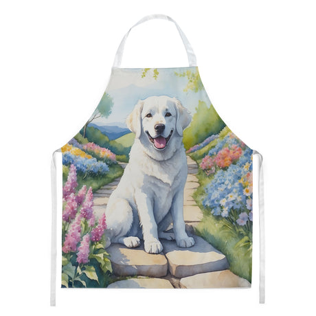 Kuvasz Spring Path Art Apron