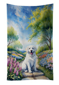Kuvasz Spring Path Decorative Kitchen Towel