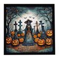 La Catrina Skeleton Halloween Framed Wall Art