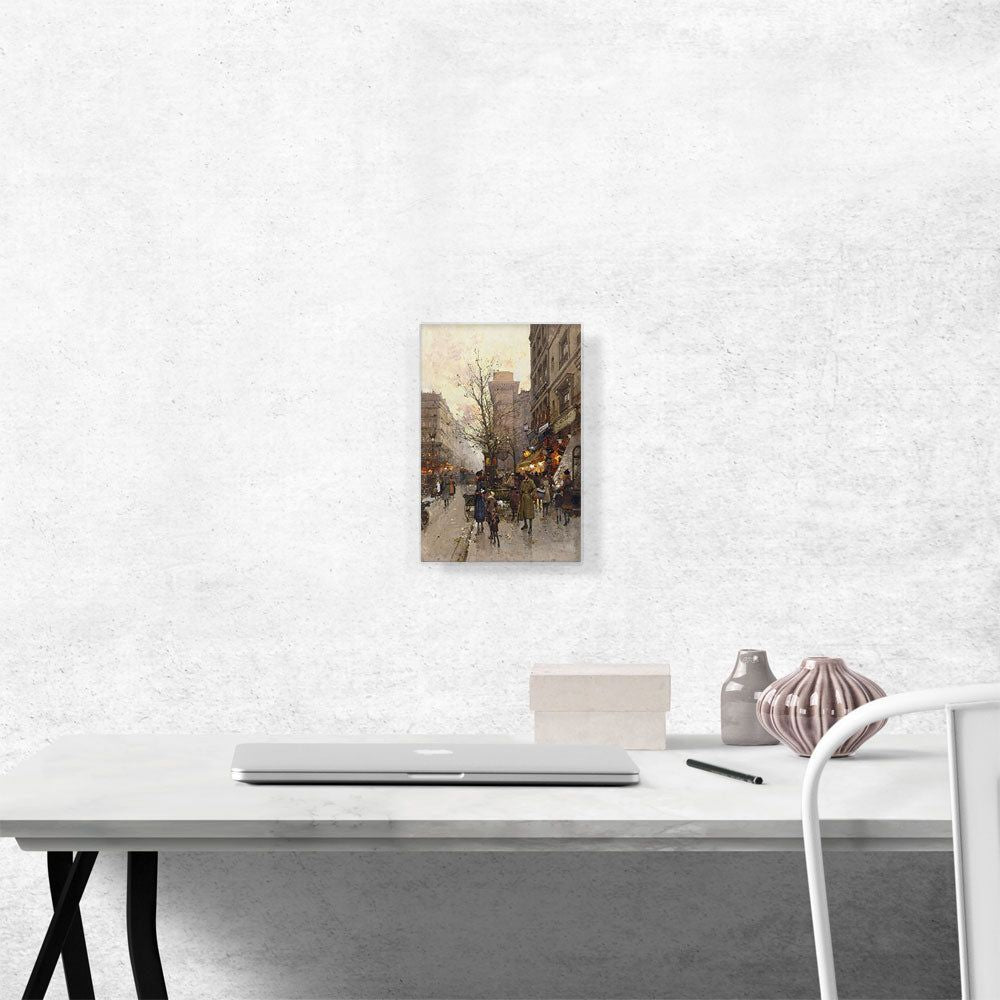 La Place De Chatelet Framed Wall Art